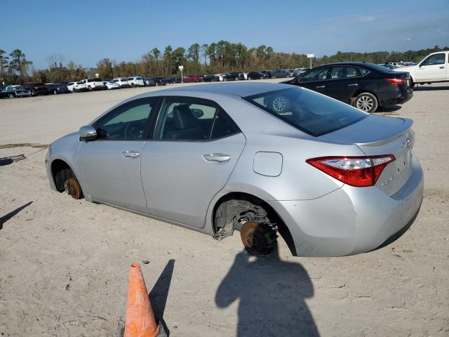  TOYOTA COROLLA 2016 Серебристый