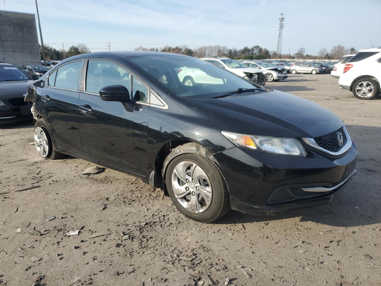 VIN 19XFB2F54FE225427 2015 HONDA CIVIC no.4