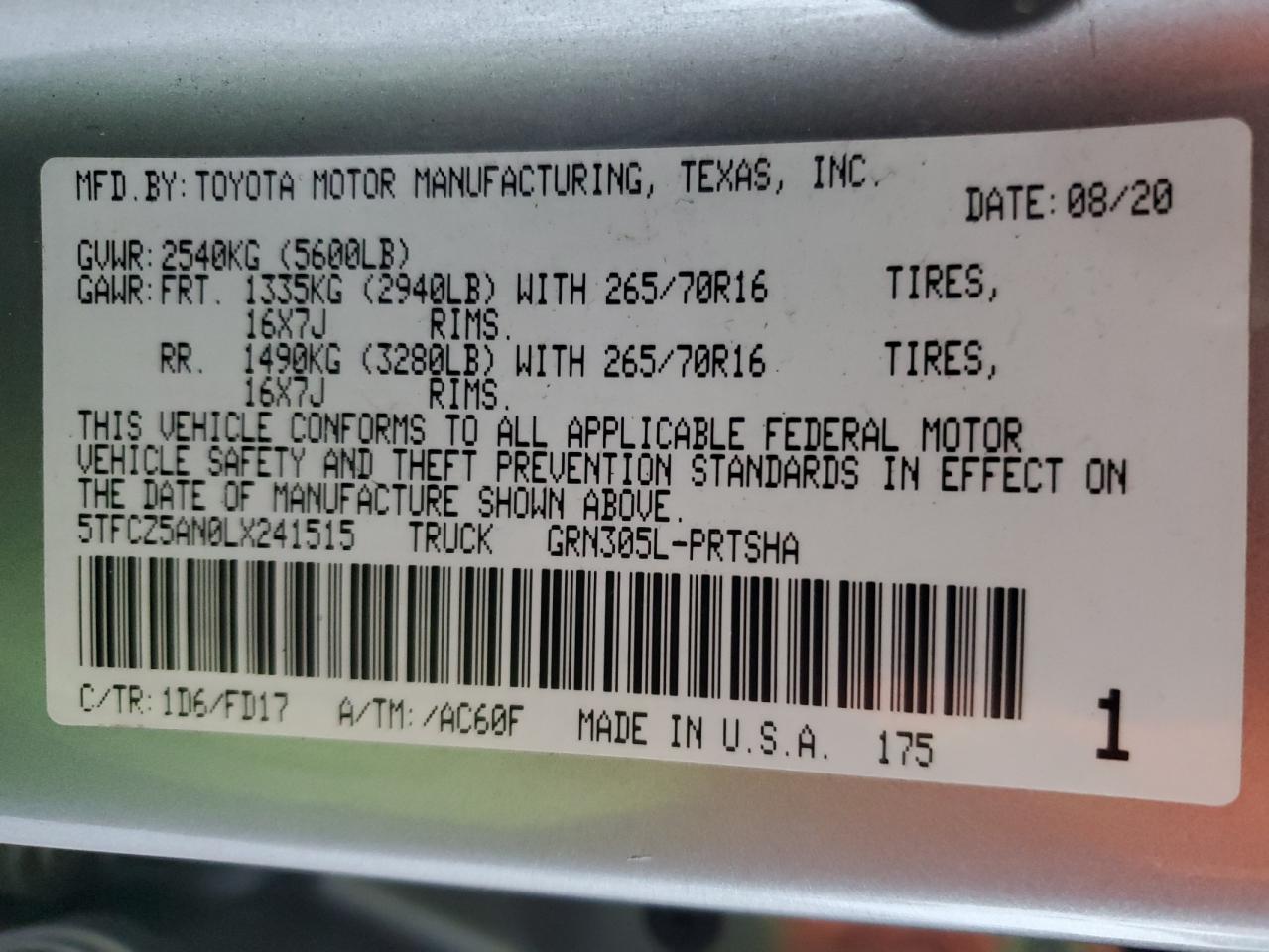 2020 Toyota Tacoma - Image 12