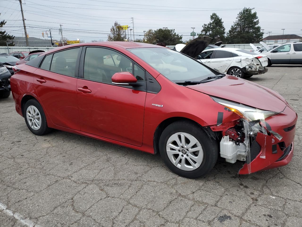 VIN JTDKBRFU7H3574137 2017 TOYOTA PRIUS no.4