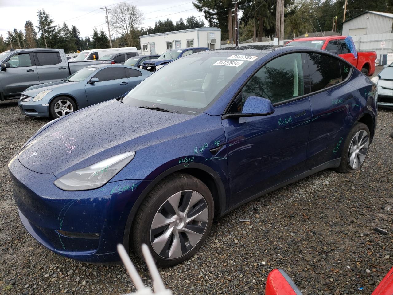 VIN 7SAYGDEE6PF764556 2023 TESLA MODEL Y no.1