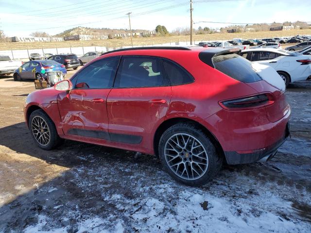  PORSCHE MACAN 2017 Червоний