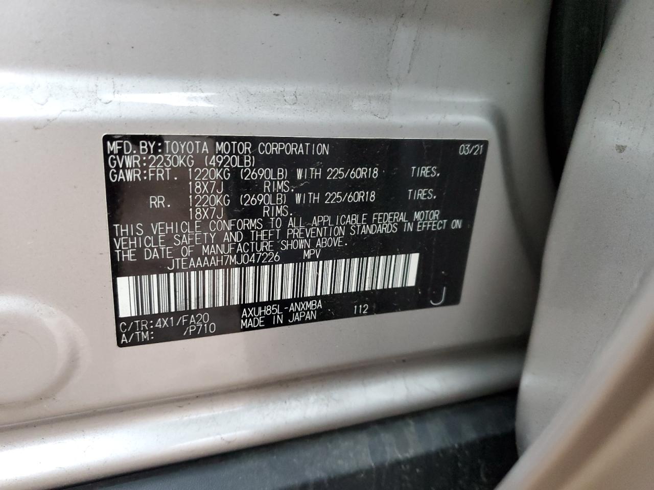 2021 Toyota Venza - Image 14