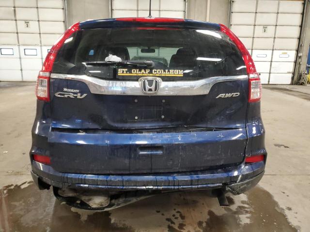  HONDA CRV 2015 Blue