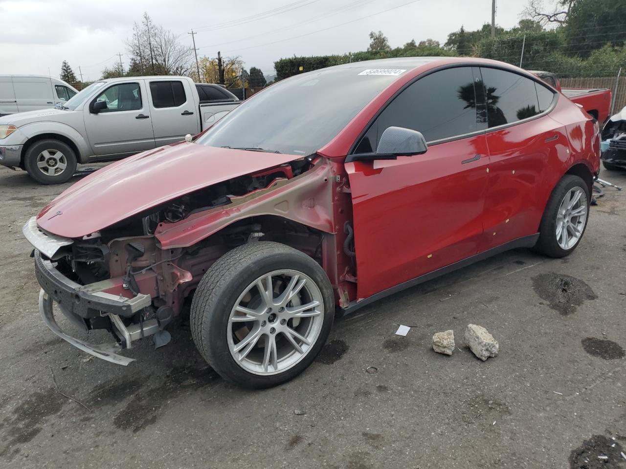 VIN 5YJYGDEE5MF071941 2021 TESLA MODEL Y no.1