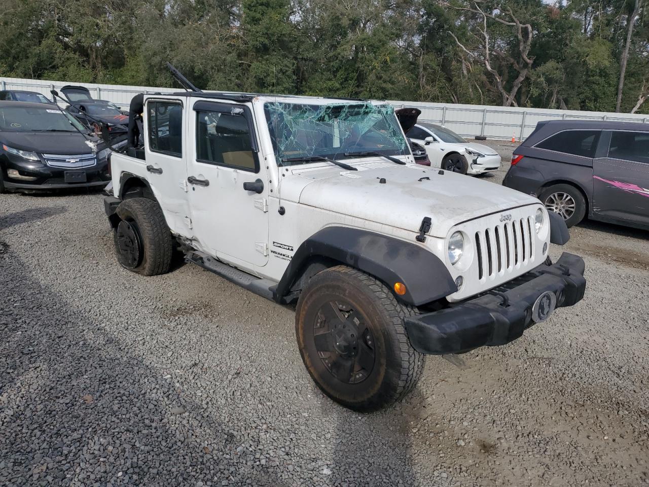 VIN 1C4BJWDG1FL667361 2015 JEEP WRANGLER no.4