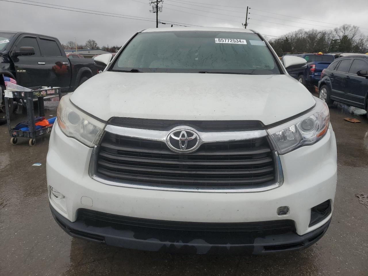 VIN 5TDZARFH4ES005650 2014 TOYOTA HIGHLANDER no.5