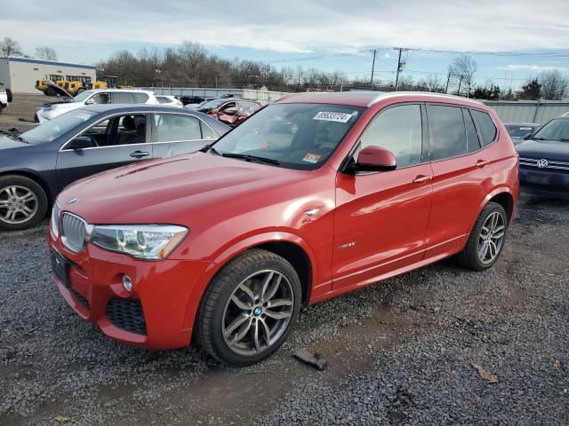 Паркетники BMW X3 2016 Красный