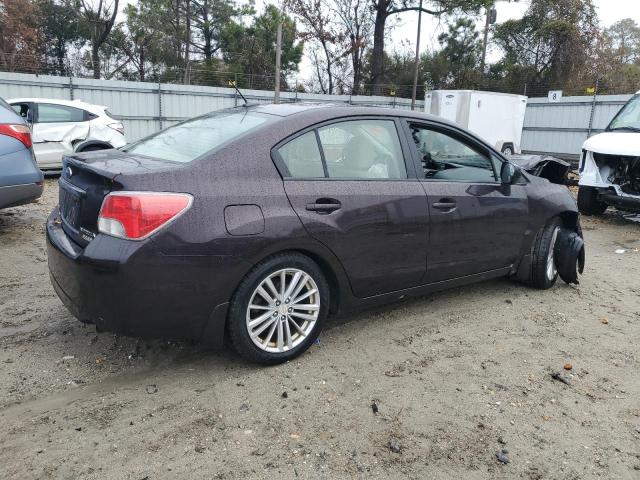  SUBARU IMPREZA 2012 Maroon