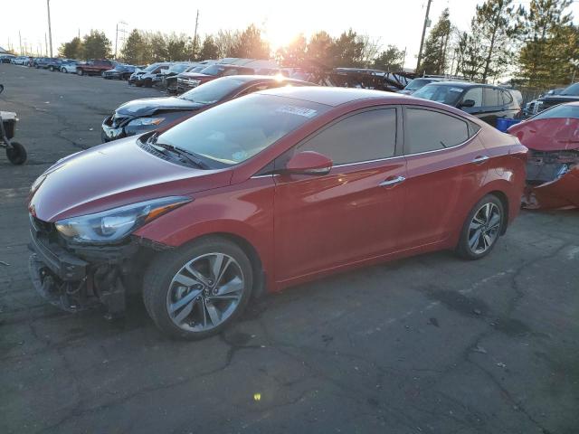  HYUNDAI ELANTRA 2016 Red