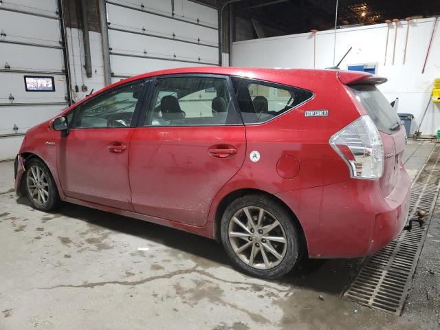  TOYOTA PRIUS 2014 Czerwony