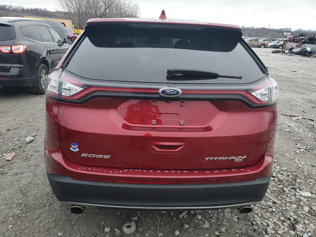 2017 Ford Edge Titanium VIN: 2FMPK4K88HBB96732 Lot: 85819544