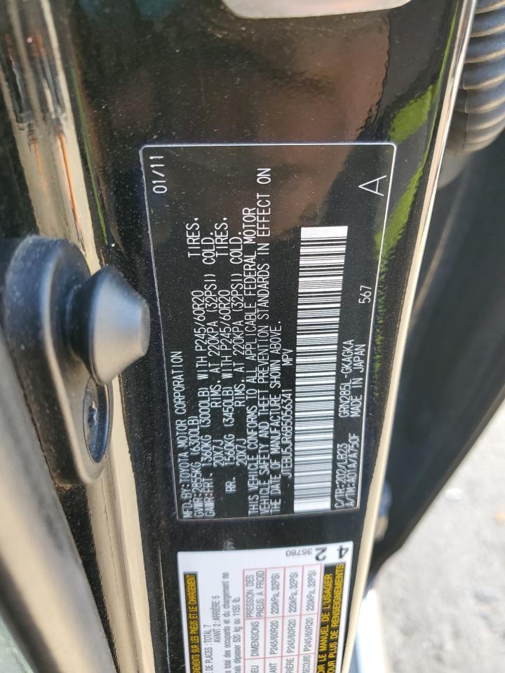 2011 Toyota 4Runner Sr5 VIN: JTEBU5JR6B5056341 Lot: 85715754