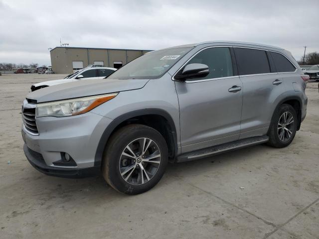 2016 Toyota Highlander Xle