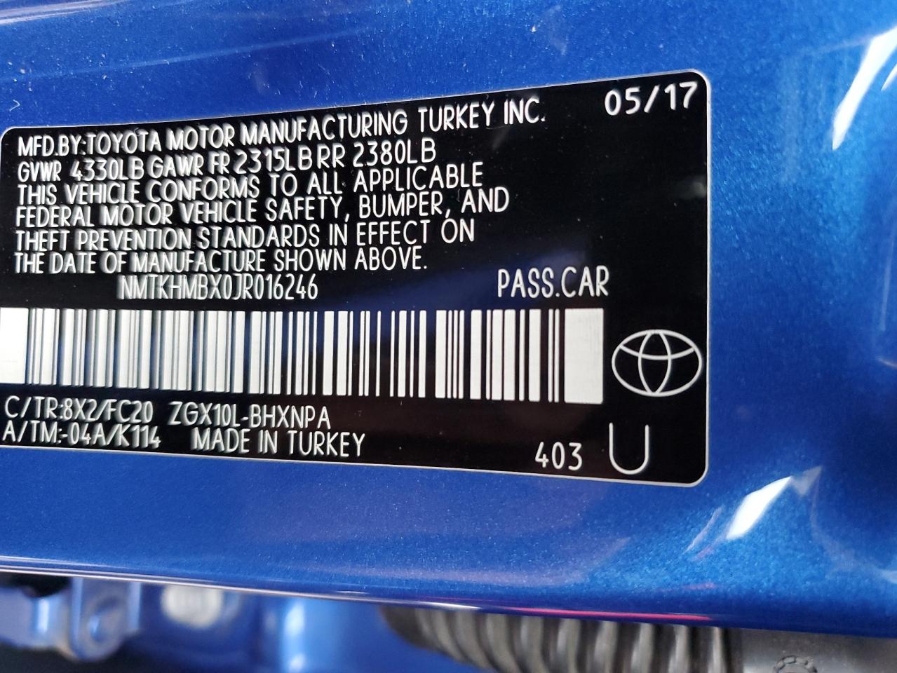 2018 Toyota C-HR - Image 13