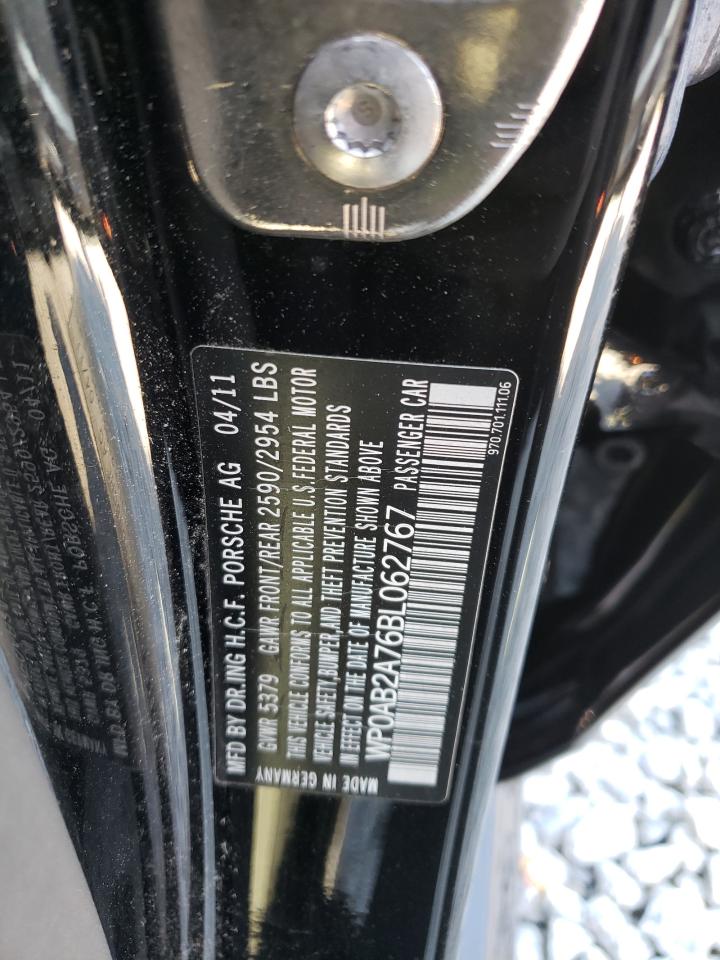 2011 Porsche Panamera S VIN: WP0AB2A76BL062767 Lot: 83743974