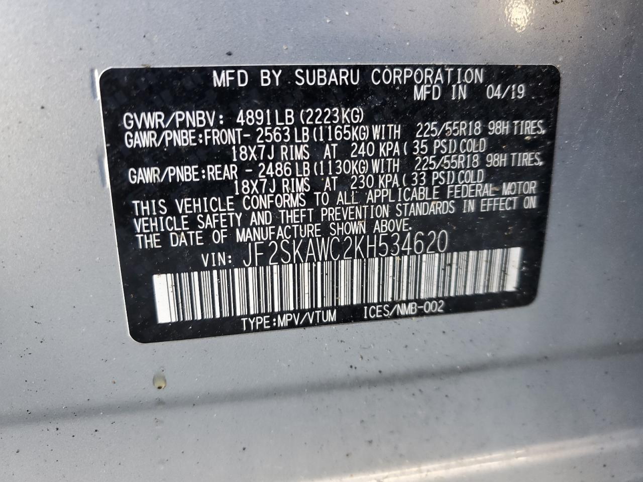 2019 Subaru Forester - Image 13