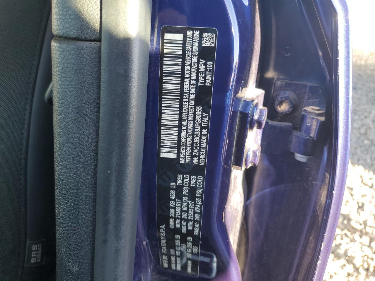 2018 Jeep Renegade Trailhawk VIN: ZACCJBCB8JPG80955 Lot: 83075534