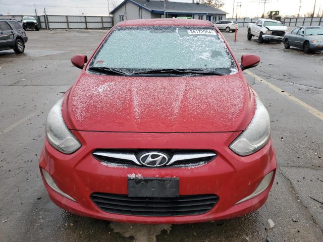 Hatchbacks HYUNDAI ACCENT 2013 Red