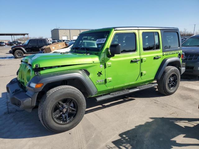  JEEP WRANGLER 2018 Зелений