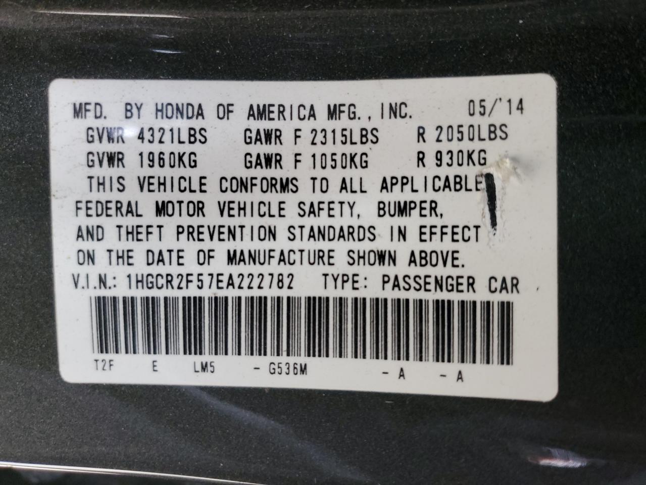 2014 Honda Accord - Image 13