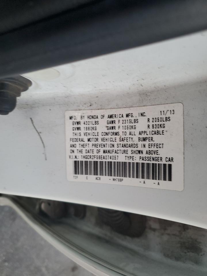 2014 Honda Accord Sport VIN: 1HGCR2F56EA074057 Lot: 86137544