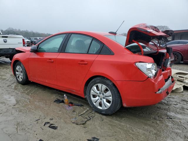  CHEVROLET CRUZE 2015 Czerwony