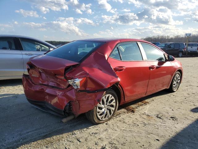 Sedans TOYOTA COROLLA 2017 Red