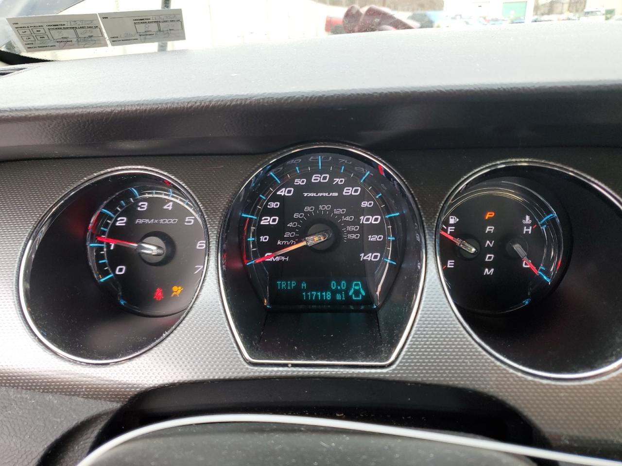 2011 Ford Taurus Sel VIN: 1FAHP2EW1BG134703 Lot: 86996854