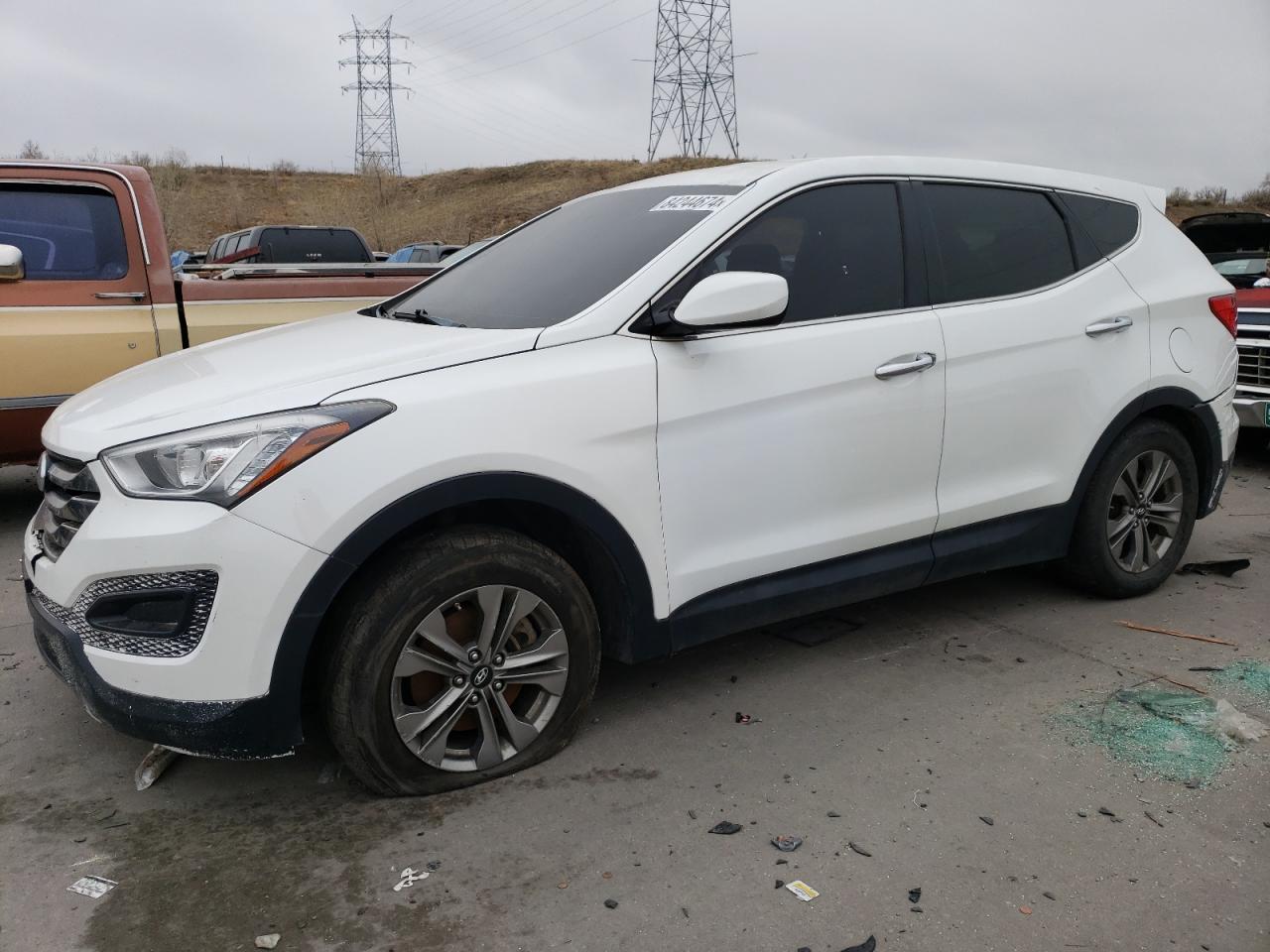 VIN 5XYZTDLB8GG374542 2016 HYUNDAI SANTA FE no.1