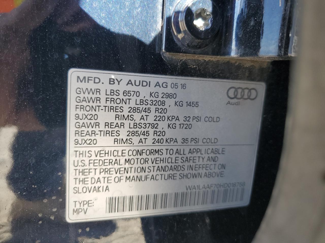 2017 Audi Q7 - Image 13