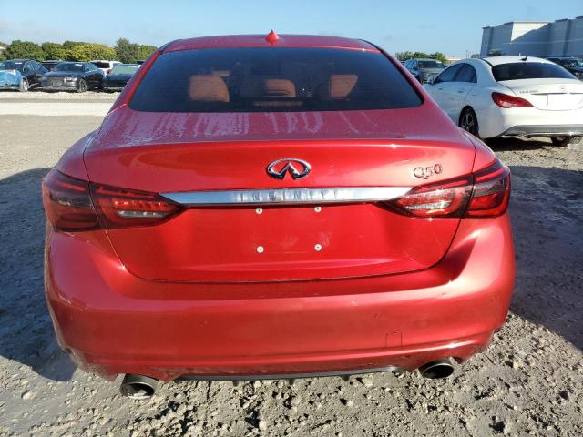  INFINITI Q50 2021 Czerwony