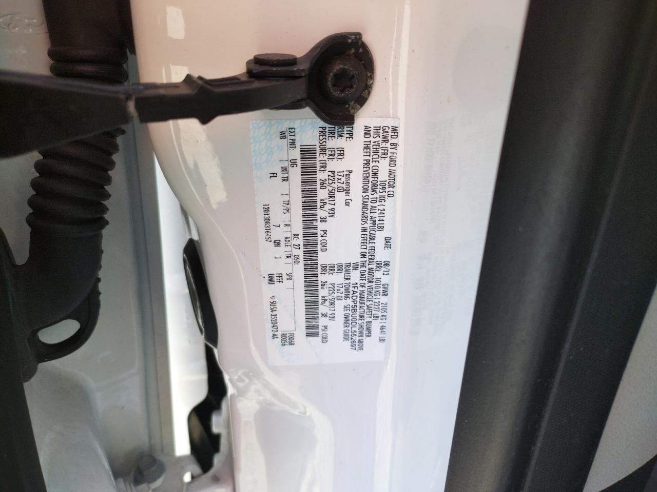 2013 Ford C-Max Sel VIN: 1FADP5BU0DL552697 Lot: 84279704