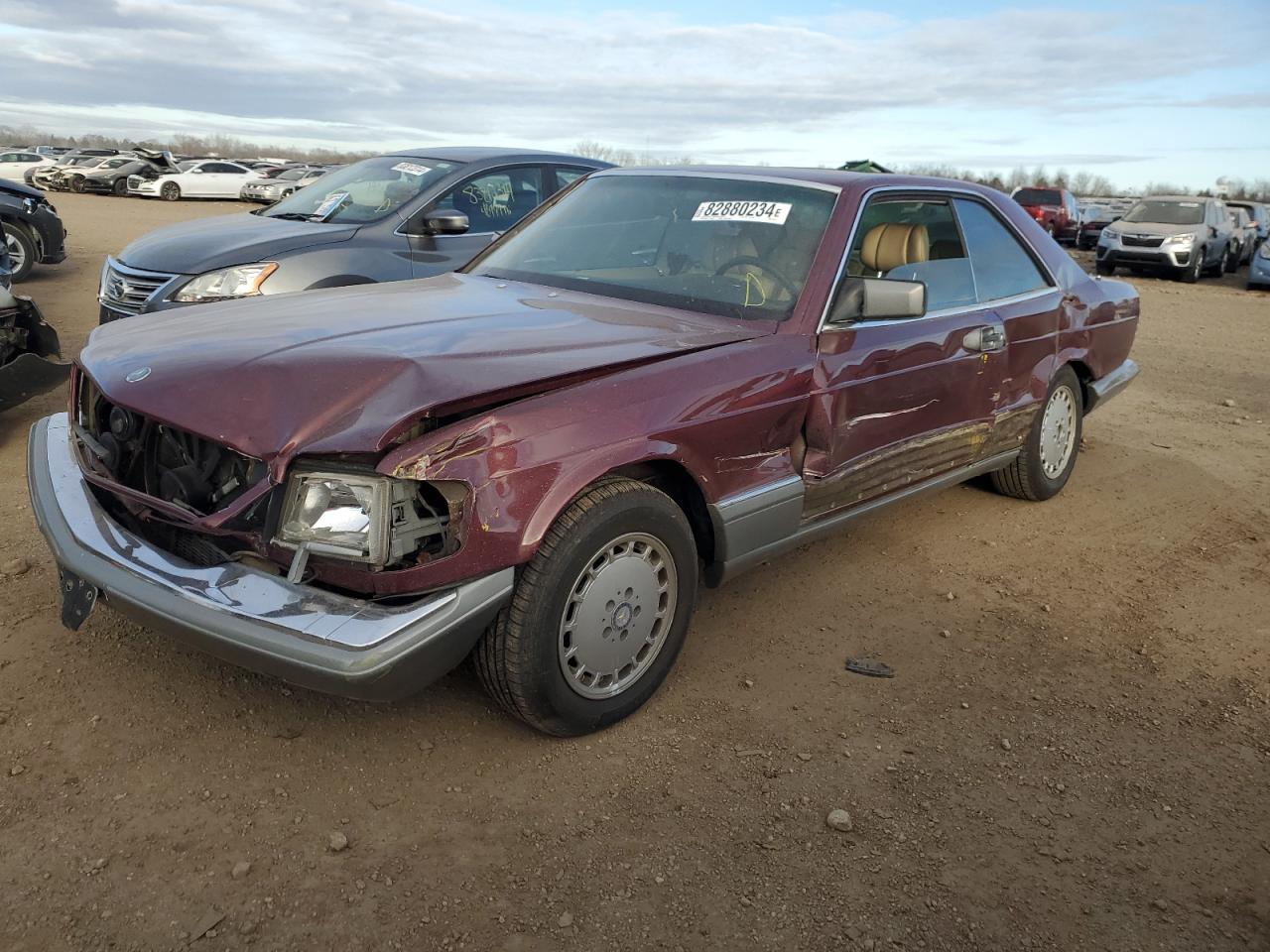 1989 Mercedes-Benz 560 Sec იყიდება Elgin-ში, IL - Front End