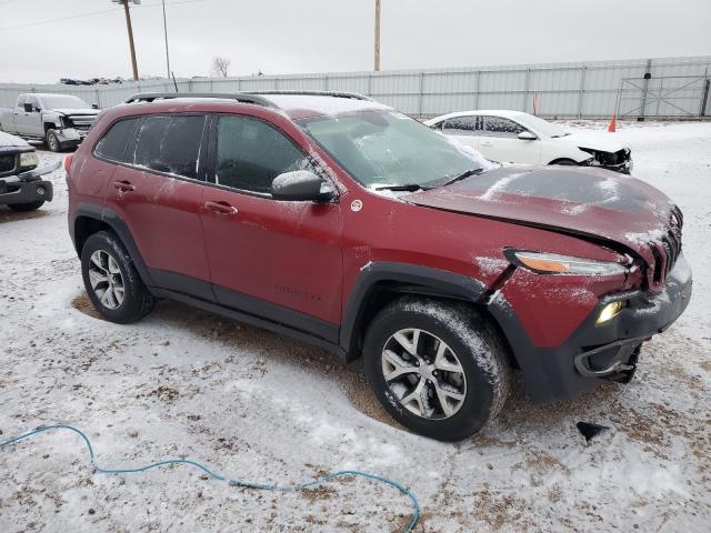  JEEP CHEROKEE 2017 Червоний