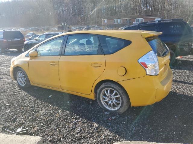 Кросовери TOYOTA PRIUS 2014 Жовтий