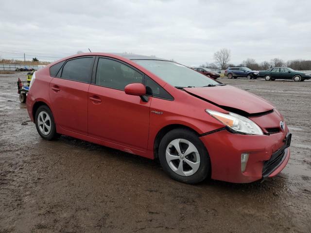  TOYOTA PRIUS 2013 Красный