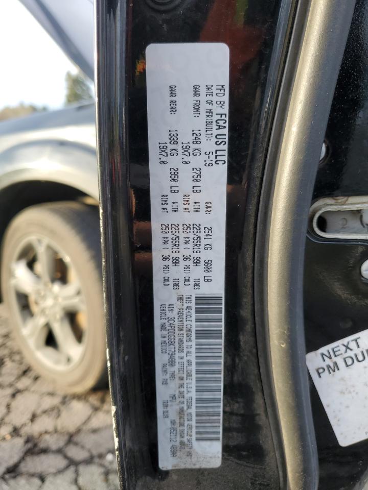 2019 Dodge Journey Crossroad VIN: 3C4PDDGG8KT94880 Lot: 85253234