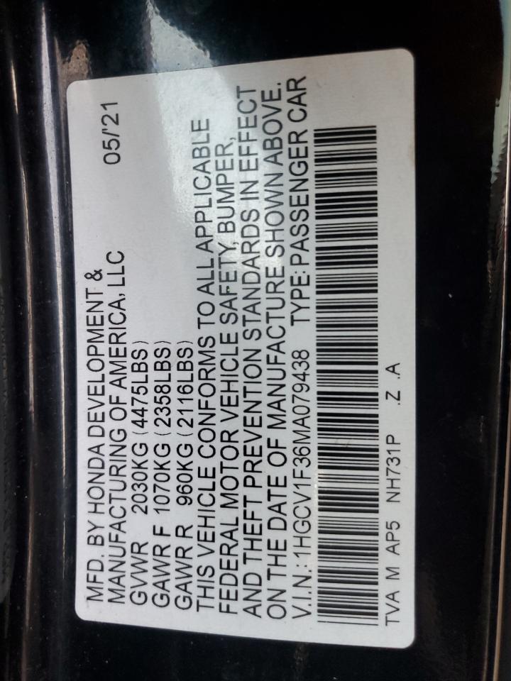 2021 Honda Accord - Image 12