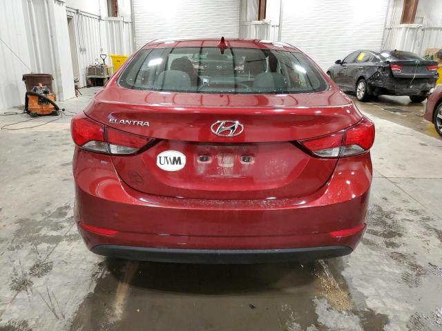  HYUNDAI ELANTRA 2014 Red