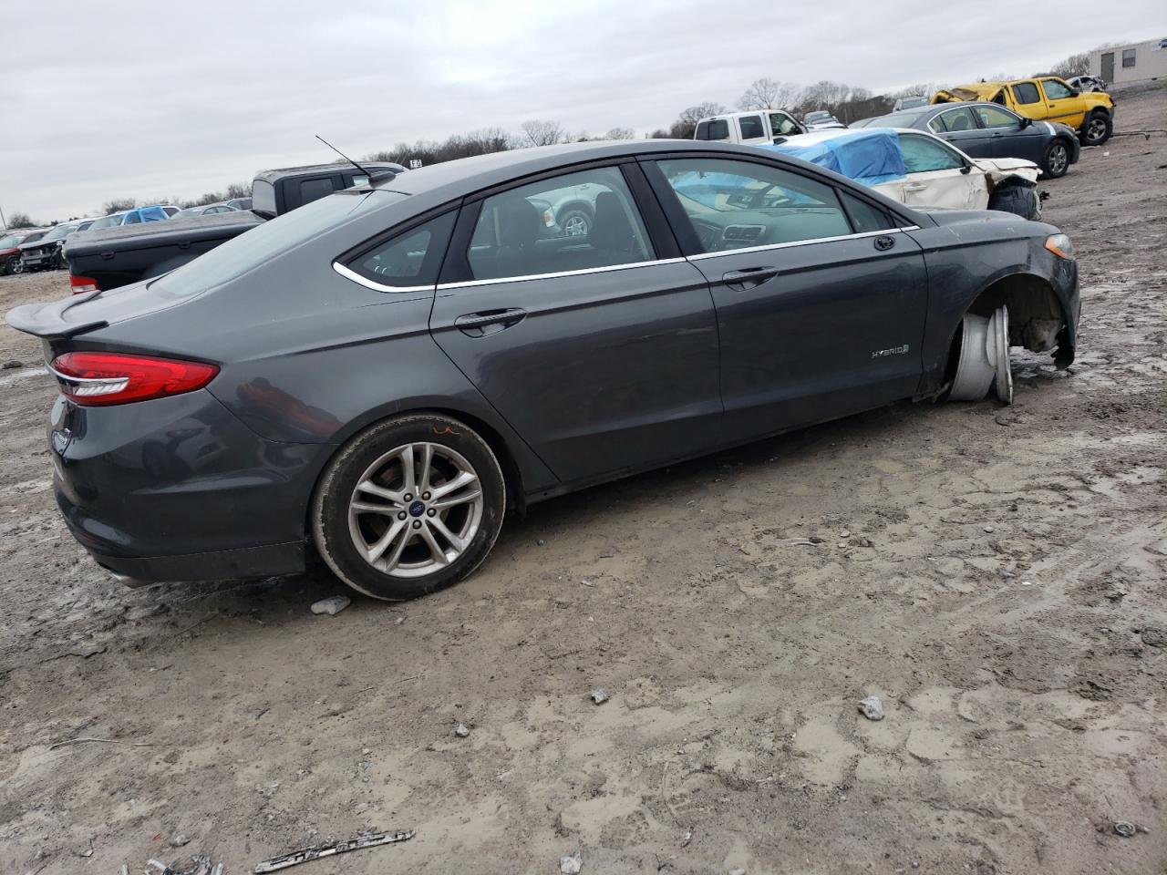 VIN 3FA6P0LU2JR199273 2018 FORD FUSION no.3