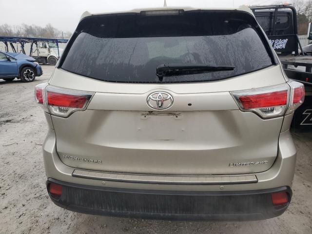  TOYOTA HIGHLANDER 2016 Бежевый