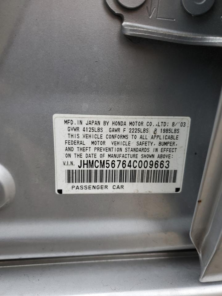 2004 Honda Accord Ex VIN: JHMCM56764C009663 Lot: 85370054