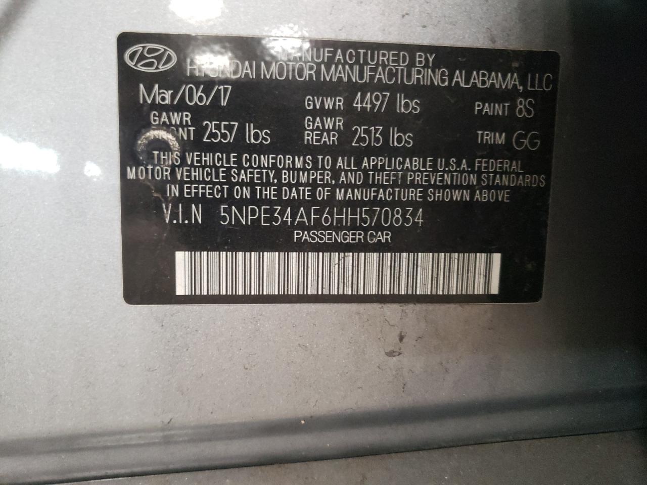 2017 Hyundai Sonata - Image 12