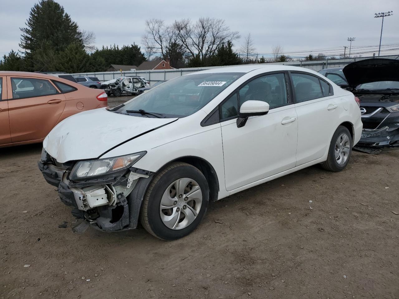 VIN 2HGFB2F51EH535202 2014 HONDA CIVIC no.1