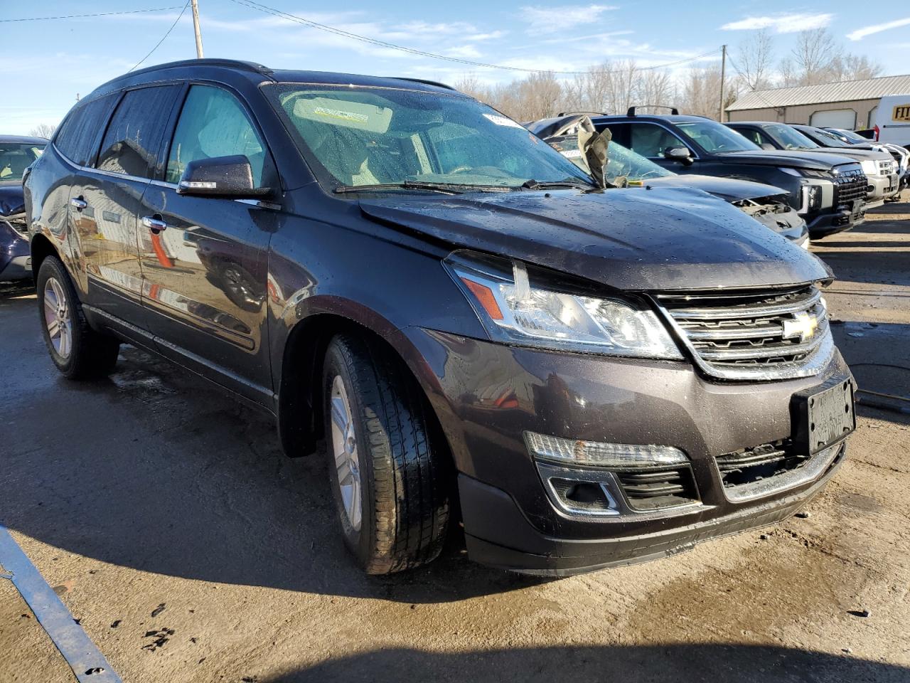 VIN 1GNKVHKD5EJ257351 2014 CHEVROLET TRAVERSE no.4