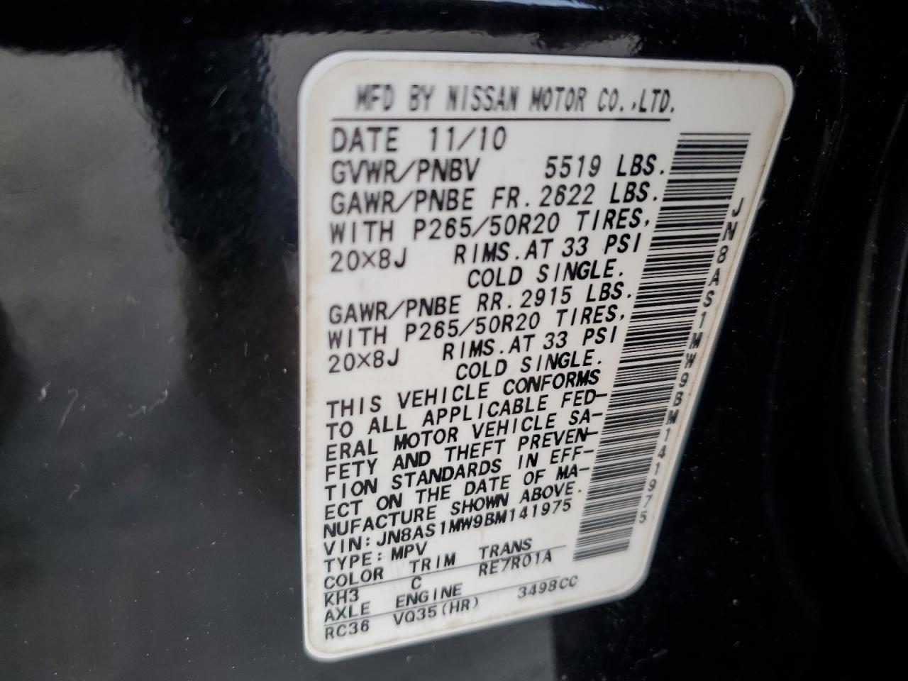 2011 Infiniti FX - Image 15