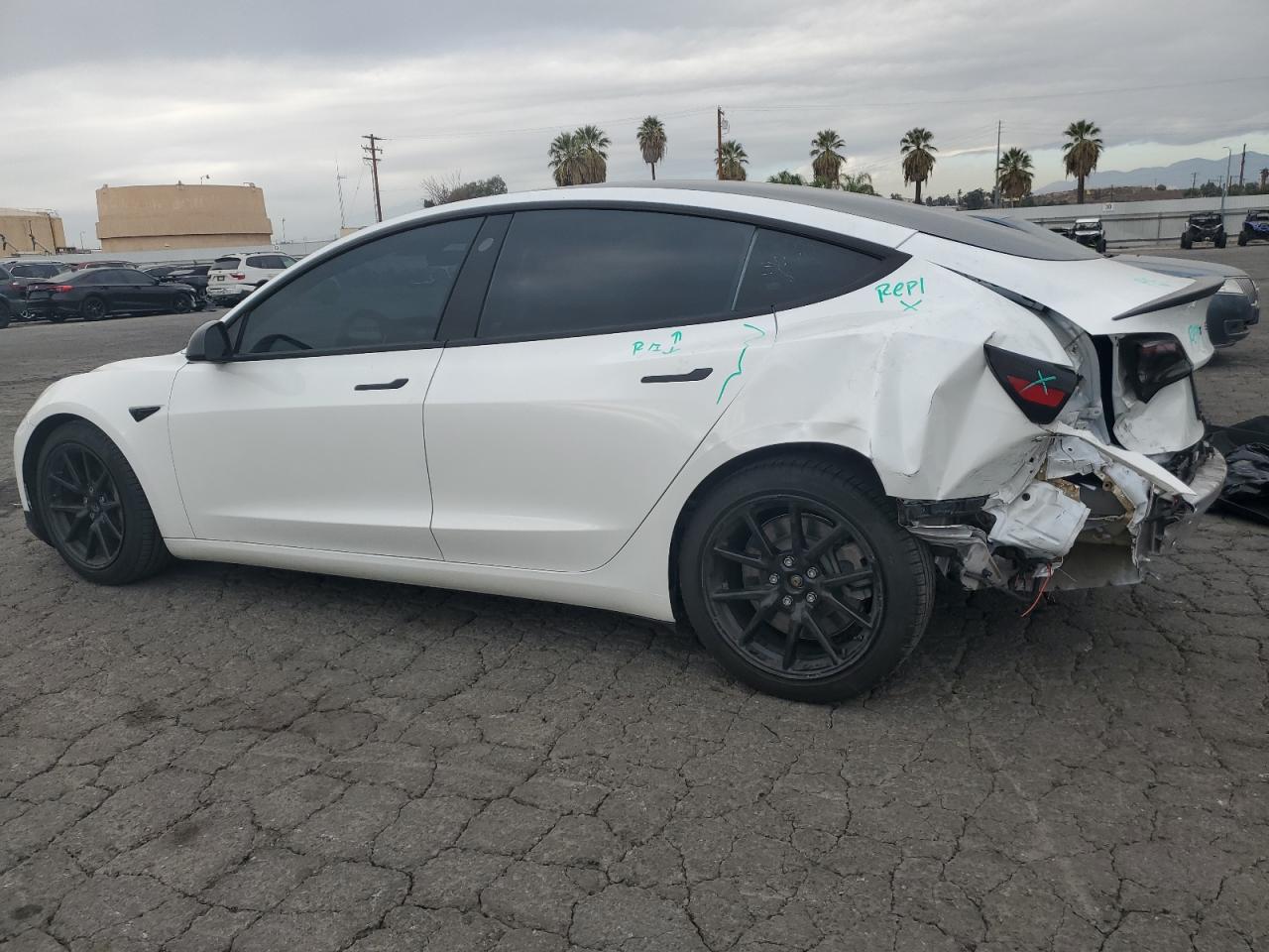 VIN 5YJ3E1EA0MF941462 2021 TESLA MODEL 3 no.2