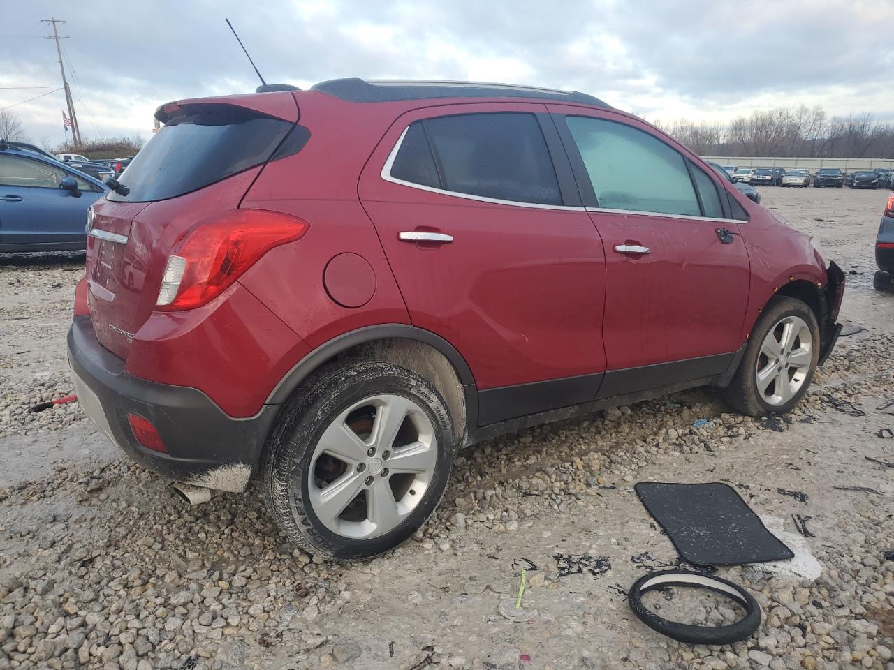 2015 BUICK ENCORE with ALL OVER damage, VIN KL4CJGSB8FB122601