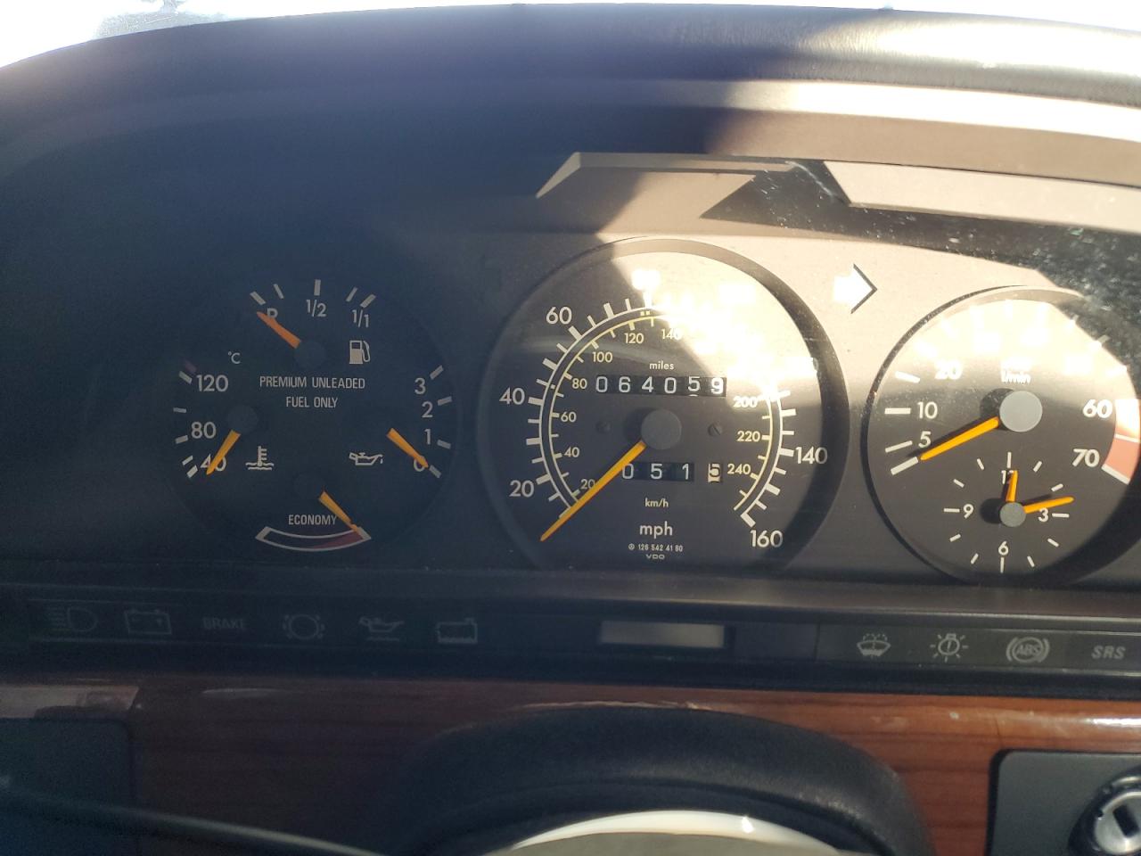 1991 Mercedes-Benz 420 Sel VIN: WDBCA35E4MA606626 Lot: 83870934